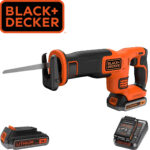 Aku recipročna pila - lisičiji rep Black+Decker BDCR18E1 18V sa 2.5Ah baterijom i punjačem