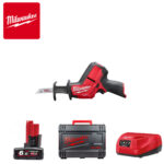 Aku recipročna pila - lisičiji rep Milwaukee M12CHZ-602X 4933451511 12V sa 2 baterije i punjačem u koferu