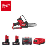 Aku pila - motorka za drvo - za orezivanje Milwaukee M12 FHS-602X 12V 15cm sa 2 baterije i punjačem u koferu 4933472212