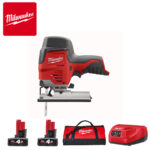 Aku ubodna pila Milwaukee M12JS-402B 12V sa 2 baterije i punjačem u koferu 4933441700