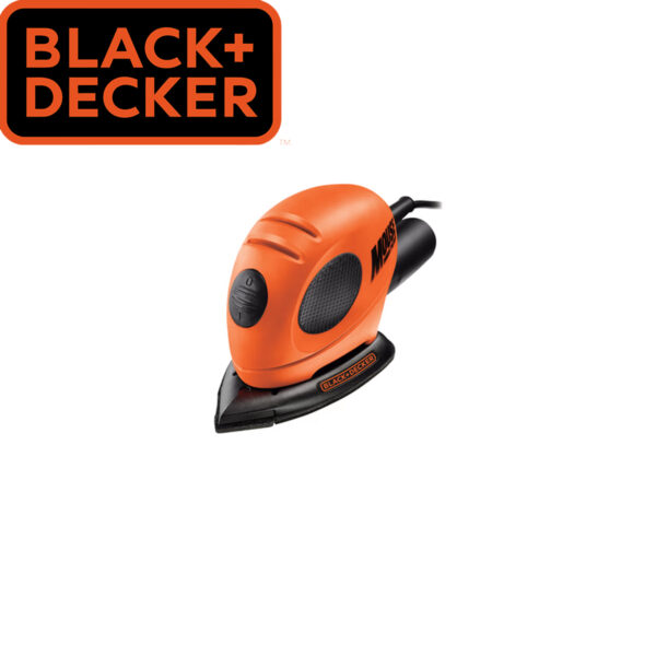 Električna vibraciona brusilica - šlajfarica Black+Decker KA161 55W sa priborom
