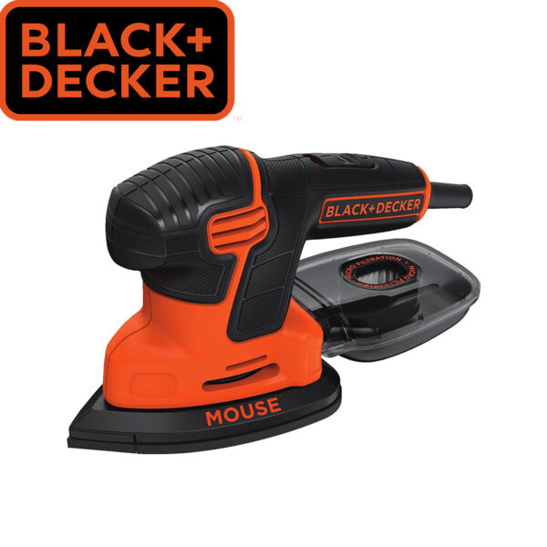 Električna vibraciona brusilica - šlajfarica Black+Decker KA2500K 120W sa priborom u koferu