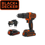 Aku udarna bušilica Black+Decker BDCHD18K1B2 18V sa dvije 2Ah baterije i punjačem u koferu