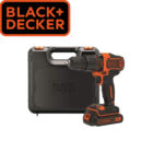 Aku udarna bušilica Black+Decker BDCHD18K 18V 2G sa 1.5Ah baterijom i punjačem u koferu