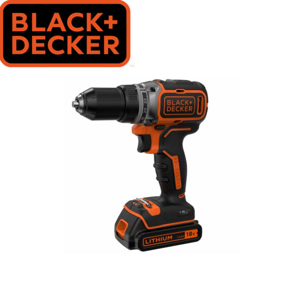 Aku bušilica - odvijač Black+Decker BL186KB 18V sa dvije 1.5 Ah baterije i punjačem u koferu