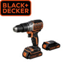 Aku udarna bušilica Black+Decker BL188KB 18V sa dvije 1.5Ah baterije i punjačem u koferu