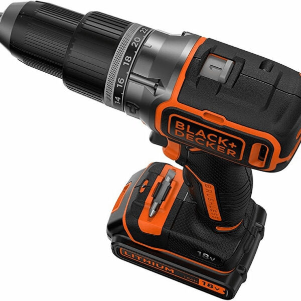 Aku udarna bušilica - udarni odvijač Black+Decker BL188K 18V sa 1.5Ah baterijom u koferu