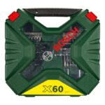 Set burgija-borera bitova i nastavnih ključeva za bušilice Bosch X-Line Classic 2607010611 60-dijelni