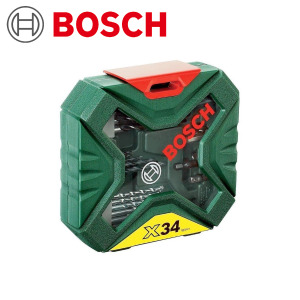 Set burgija-borera bitova i nasadnih ključeva za bušilice Bosch X-Line Classic 2607010608 34-dijelni