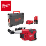 Aku univerzalni usisivač za bušilice Milwaukee M12 DE-201X 12V sa 2Ah baterijom i punjačem u HD koferu 4933443003