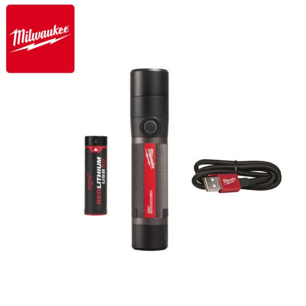 Aku ručna baterijska lampa - punjiva Milwaukee L4 TMLED-301 4933479769 sa 3Ah baterijom i USB punjačem