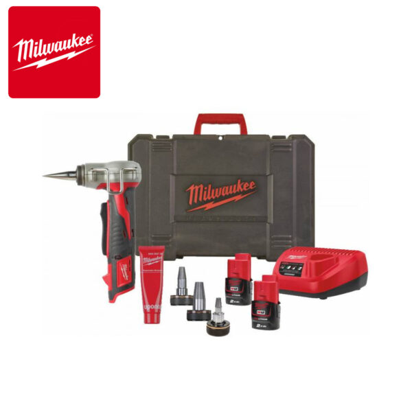 Aku uređaj za proširivanje - ekspander Milwaukee C12 PXP-I06202C sa dvije 2Ah baterije i punjačem u koferu 4933441715