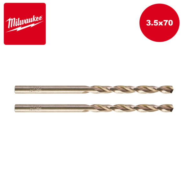 Burgije - boreri za bušilice Milwaukee 4932352351 HSS-G 3.5x39x70mm 2 komada