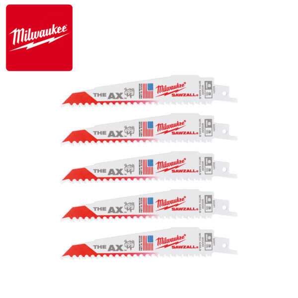 List pile za recipročne pile - lisičiji rep za drvo sa ekserima Milwaukee 48005021 150mm 5kom