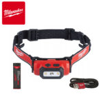Aku čeona lampa za glavu - punjiva Milwaukee L4 HL-301 4933479764 sa 3Ah baterijom i USB punjačem