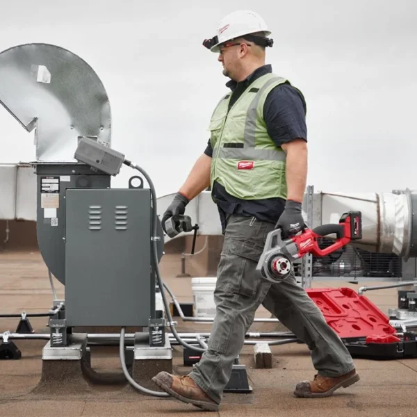 Aku urezivač navoja za cijevi Milwaukee M18 FPT114-802CA 1 ¼″ 18V sa priborom dvije 8Ah baterije i punjačem u koferu 4933479421