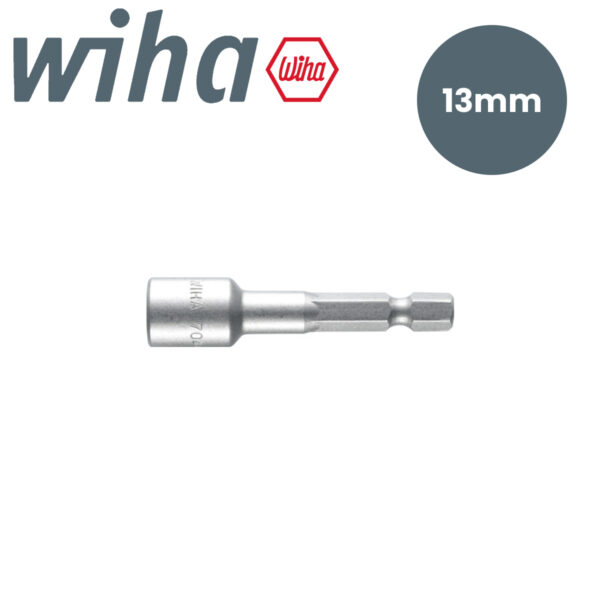 Magnetni nasadni ključ za izvijače-šarafcigere Wiha 04631 1/4" 13mm