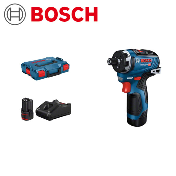 Aku odvijač - zavrtač Bosch GSR 06019J9100 12V-35 HX 35Nm sa 2 baterije 3.0Ah i brzim punjačem u koferu