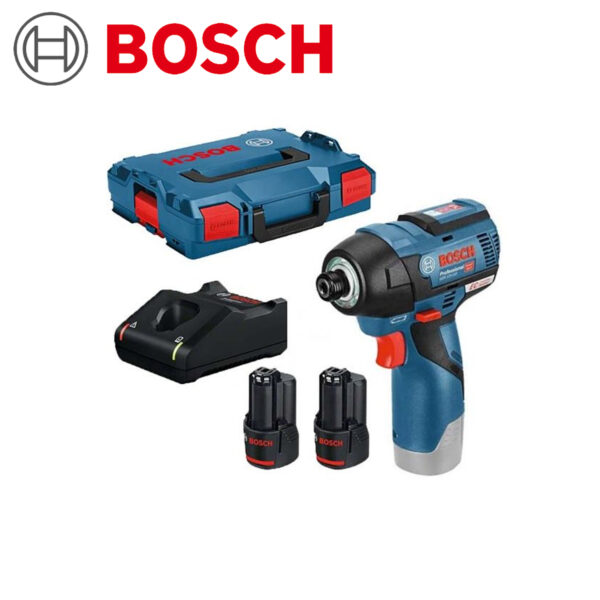 Aku udarni odvijač Bosch GDR 06019E0005 12V-110 110Nm 1/4" u koferu sa 2 baterije 3.0Ah i brzim punjačem