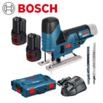 Aku ubodna pila Bosch GST 12V-70 sa 2 baterije 3.0Ah punjačem i listovima pile u koferu 06015A1005