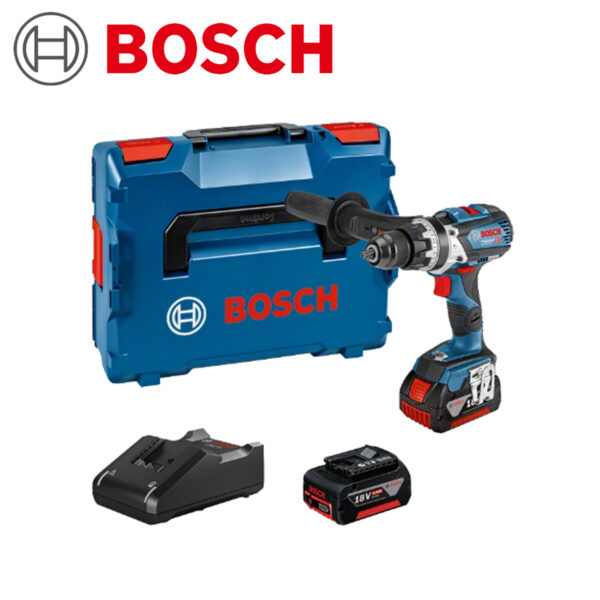 Aku udarna bušilica Bosch GSB 18V-110 C 06019G030D sa 2 baterije 5.0Ah i brzim punjačem u koferu