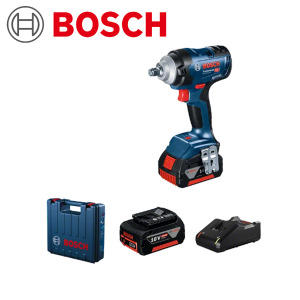 Aku udarni odvijač Bosch GDS 06019K0020 18V-400 400Nm BITURBO sa 2 baterije 5.0Ah i brzim punjačem u koferu