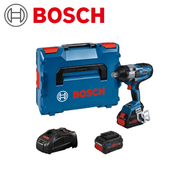 Aku udarni odvijač Bosch GDS 06019J8502 18V-1050 H 1050Nm sa 2 baterije 8.0Ah i brzim punjačem u koferu