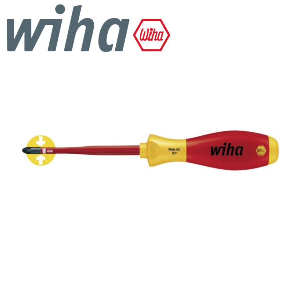 Križni izolirani izvijač–šarafciger Wiha 35394 PH2x100mm slim VDE