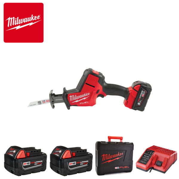 Aku recipročna pila - lisičiji rep Milwaukee M18FHZ-502X 4933459885 18V sa 2 baterije i punjačem u koferu