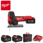 Aku ubodna pila Milwaukee M18FBJS-502X 18V sa 2 baterije i punjačem u koferu 4933464800