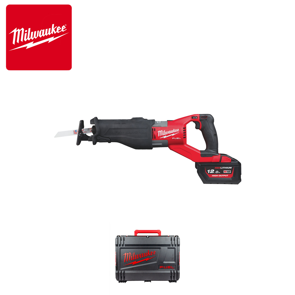AKU Recipročna pila Milwaukee M18FSX-0C 4933464724 Aku recipročna pila - lisičiji rep Milwaukee M18FSX-0C 4933464724 18V u koferu