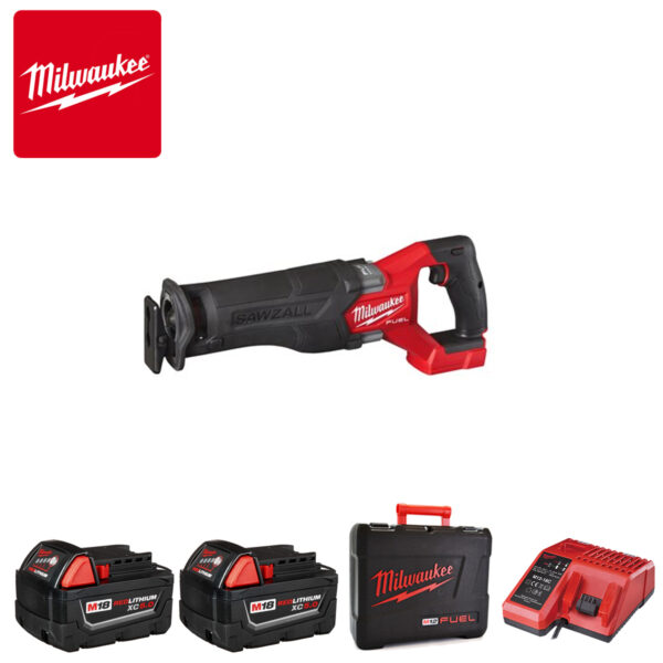 Aku recipročna pila - lisičiji rep Milwaukee M18FSZ-502X 4933478291 18V sa 2 baterije i punjačem u koferu