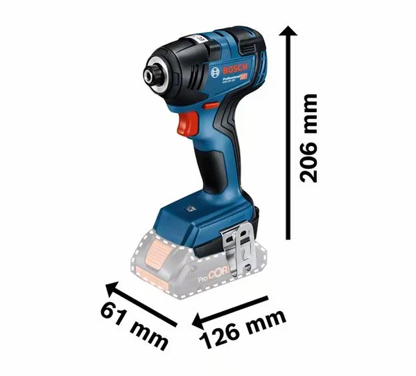 Aku udarni odvijač Bosch GDR 06019J2105 18V-200 200Nm