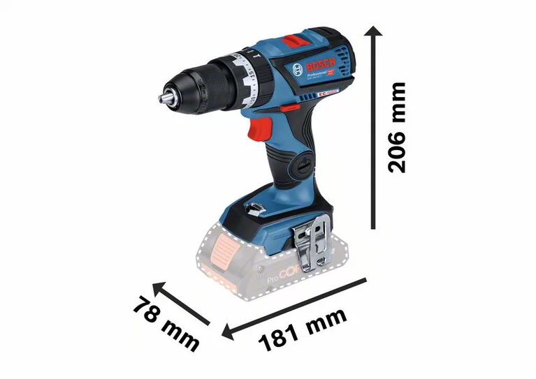 Aku udarna bušilica Bosch GSB 06019G2102 18V-60 C