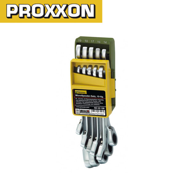Set viljuškasto-okastih ključeva Proxxon 23126 8-19mm 10-dijelni