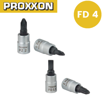 Nasadni odvijač plosnati 1/4” FD 4mm Proxxon 23737