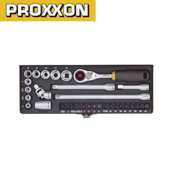Set nasadnih ključeva sa magnetom 1/4″ 5 - 13mm 32-dijelni Proxxon 23078