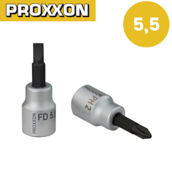 Nasadni odvijač plosnati 3/8″ FD 5.5mm Proxxon 23592