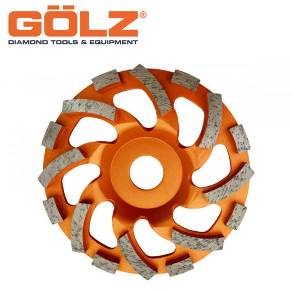 Dijamantska brusna ploča za beton - kamen GOLZ DS 36 180 180mm