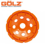 Dijamantska brusna ploča za beton - kamen GOLZ DS 42 180 180mm