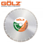 Dijamantska rezna ploča za granit - kamen - mermer GOLZ GN25 400 400mm