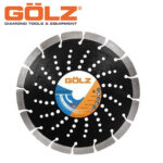 Dijamantska rezna ploča za armirani beton - kamen - granit GOLZ GX-U12 230mm