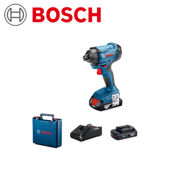 Aku udarni odvijač Bosch GDR 06019G5123 180-LI sa 2 baterije 2.0Ah i brzim punjačem u koferu
