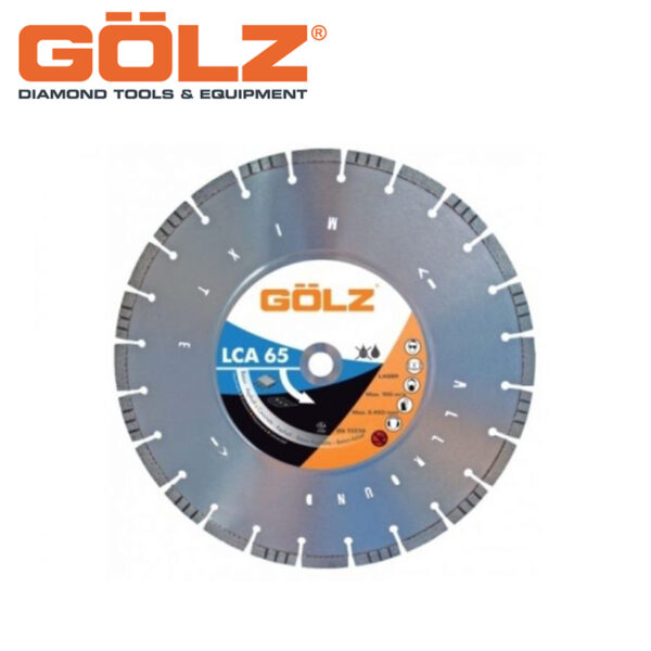 Dijamantska rezna ploča za asfalt - armirani beton GOLZ LCA65 400 400mm