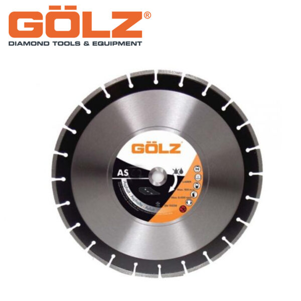 Dijamantska rezna ploča za asfalt GOLZ AS 85 450 450mm