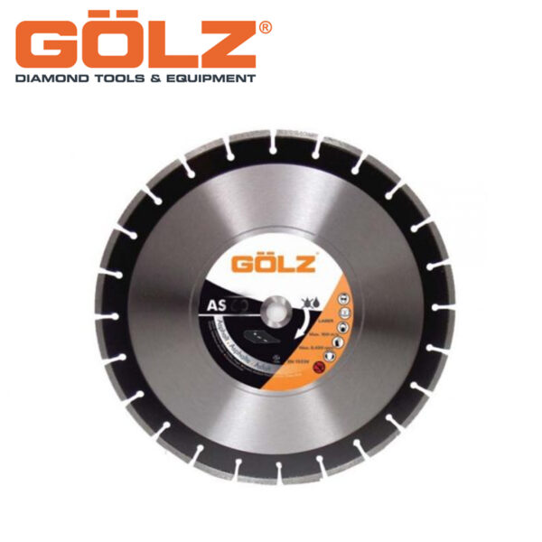 Dijamantska rezna ploča za asfalt GOLZ AS 20 500 500mm