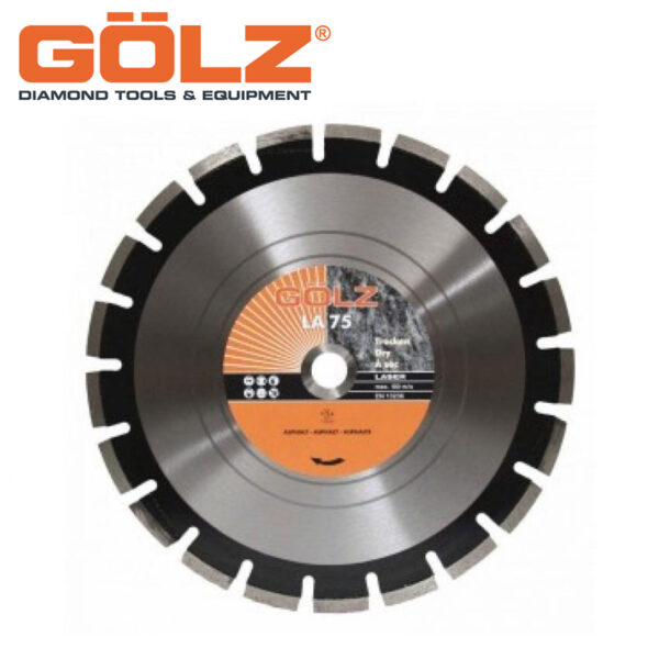 Dijamantska rezna ploča za asfalt GOLZ LA 75 350 350mm