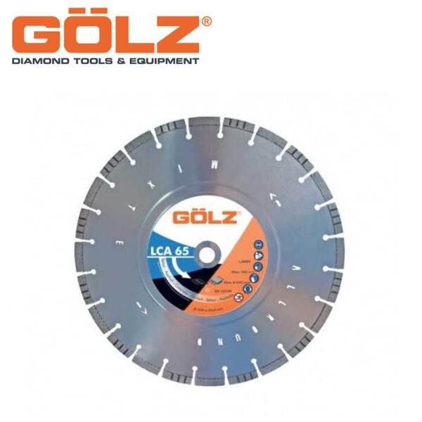Dijamantska rezna ploča za asfalt - armirani beton GOLZ LCA65 350 350mm