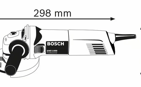 Električna ugaona-kutna brusilica Bosch GWS 1400 0601824806 1400W 125mm