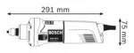 Električna ravna brusilica Bosch GGS 28 C 0601220000 6500W